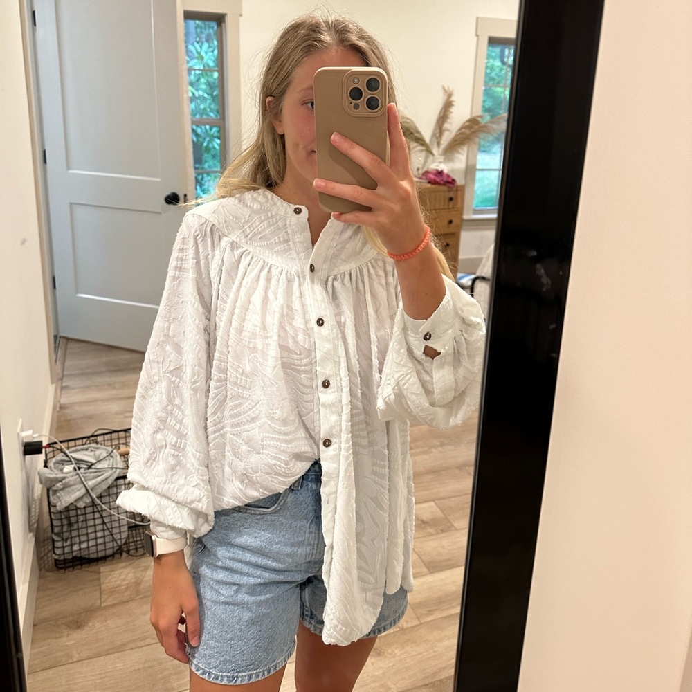 Free People button down top